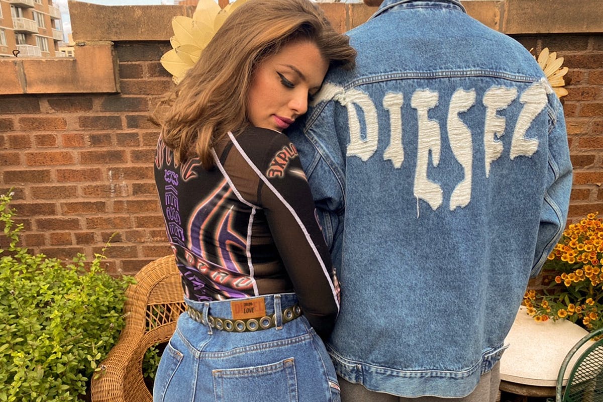 Julia Fox Stars in Diesel's Fall 2020 